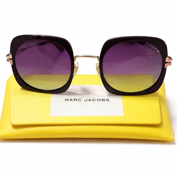Marc Jacobs Accessories - Marc Jacobs Black and Gold Sunglasses